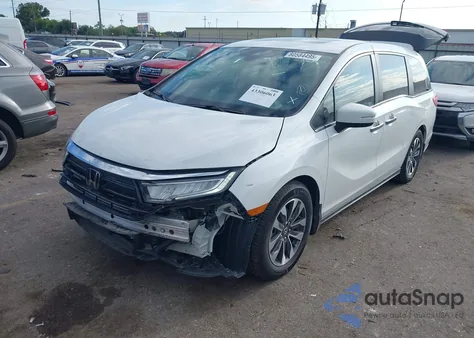 2023 Honda Odyssey Ex-L z USA, uszkodzony, nr VIN 5FNRL6H61PB041369